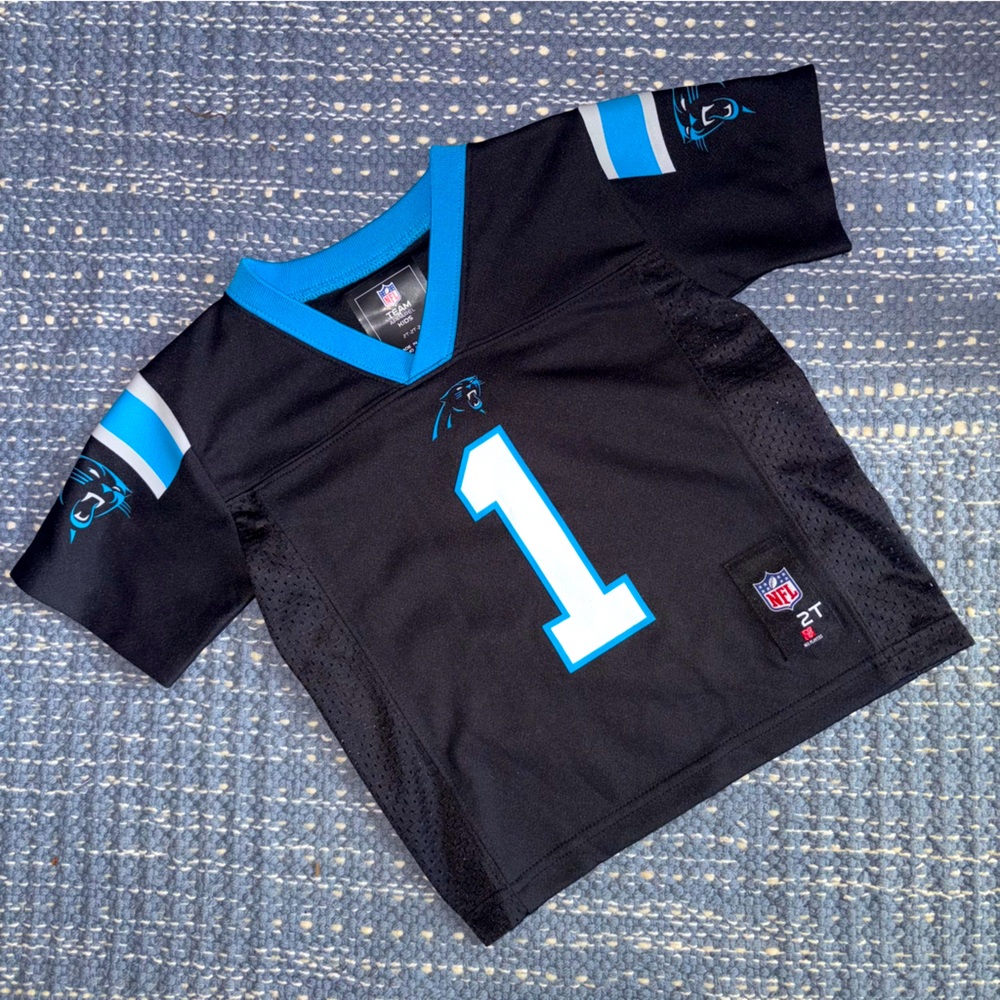 Toddler 2T Authentic Carolina Panthers “Newton” Jersey